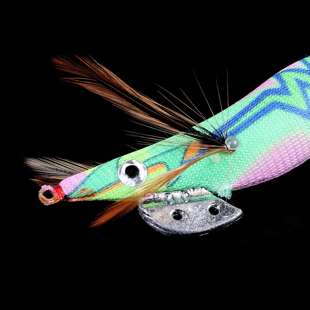 

Small Hard Bait Shrimp Hook Rig Fishing Tackle Luminous Squid Fishing Lure Compression Resistance Outdoor Fishing