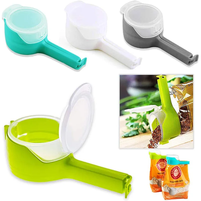 Seal Pour Food Storage Bag Clip Snack Sealing Clip Fresh Keeping Sealer Clamp Plastic Helper Food Saver Travel Kitchen Gadgets
Seal Pour Food Storage Bag Clip Snack Sealing Clip Fresh Keeping Sealer Clamp Plastic Helper Food Saver Travel Kitchen Gadgets
