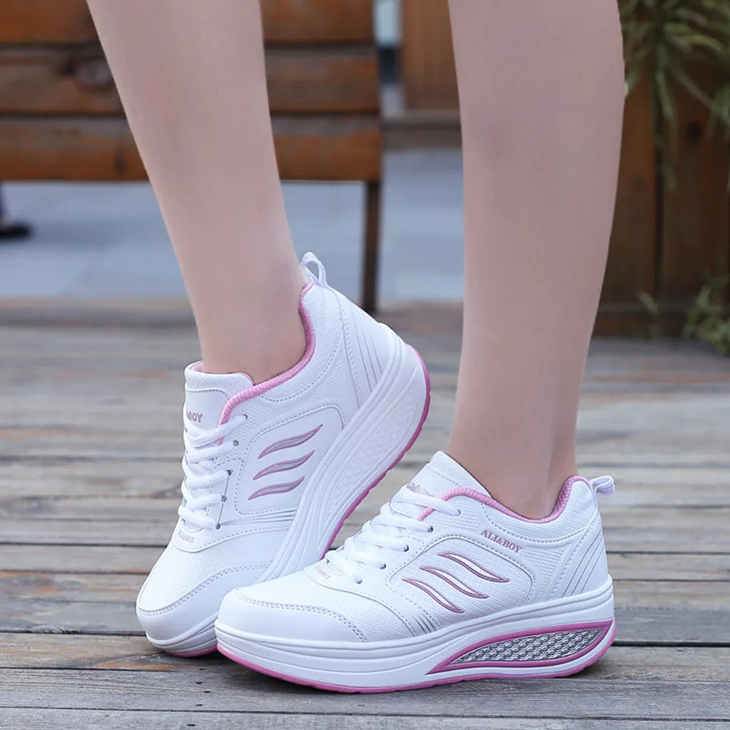 Кроссовки SAGACE женские спортивные дышащие сетчатые с утолщенной подошвой