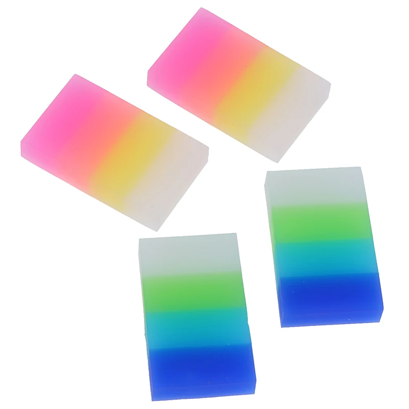 Ластик 1 шт. Радужный карамельный цвет Детские Канцелярские принадлежности