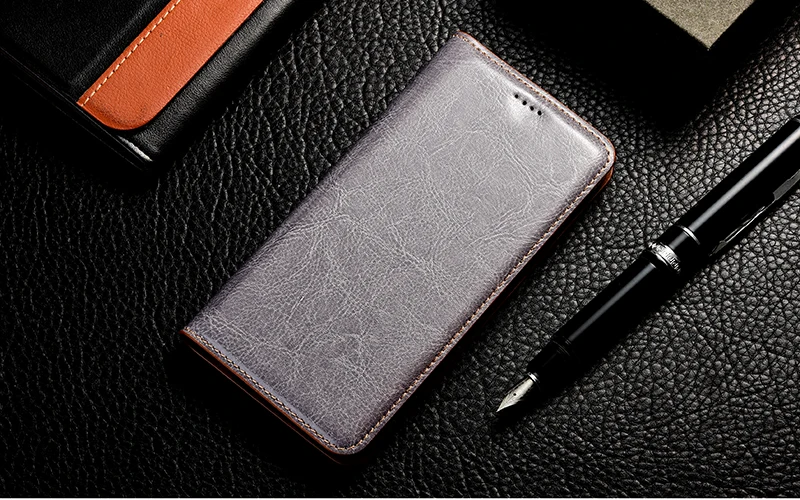Чехол из натуральной кожи Crazy Horse для Xiaomi Redmi 3 3X3 S 4 4A 4X5 5A 6 6A 7 7A K20 Pro Prime Plus откидная крышка кожаные чехлы