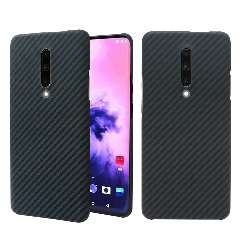 Для Oneplus 7 7Pro Чехлы ультра тонкий арамидный волоконный чехол глянцевый матовый углерод волоконный узор для Oneplus 1+ 7 7 Pro Чехол