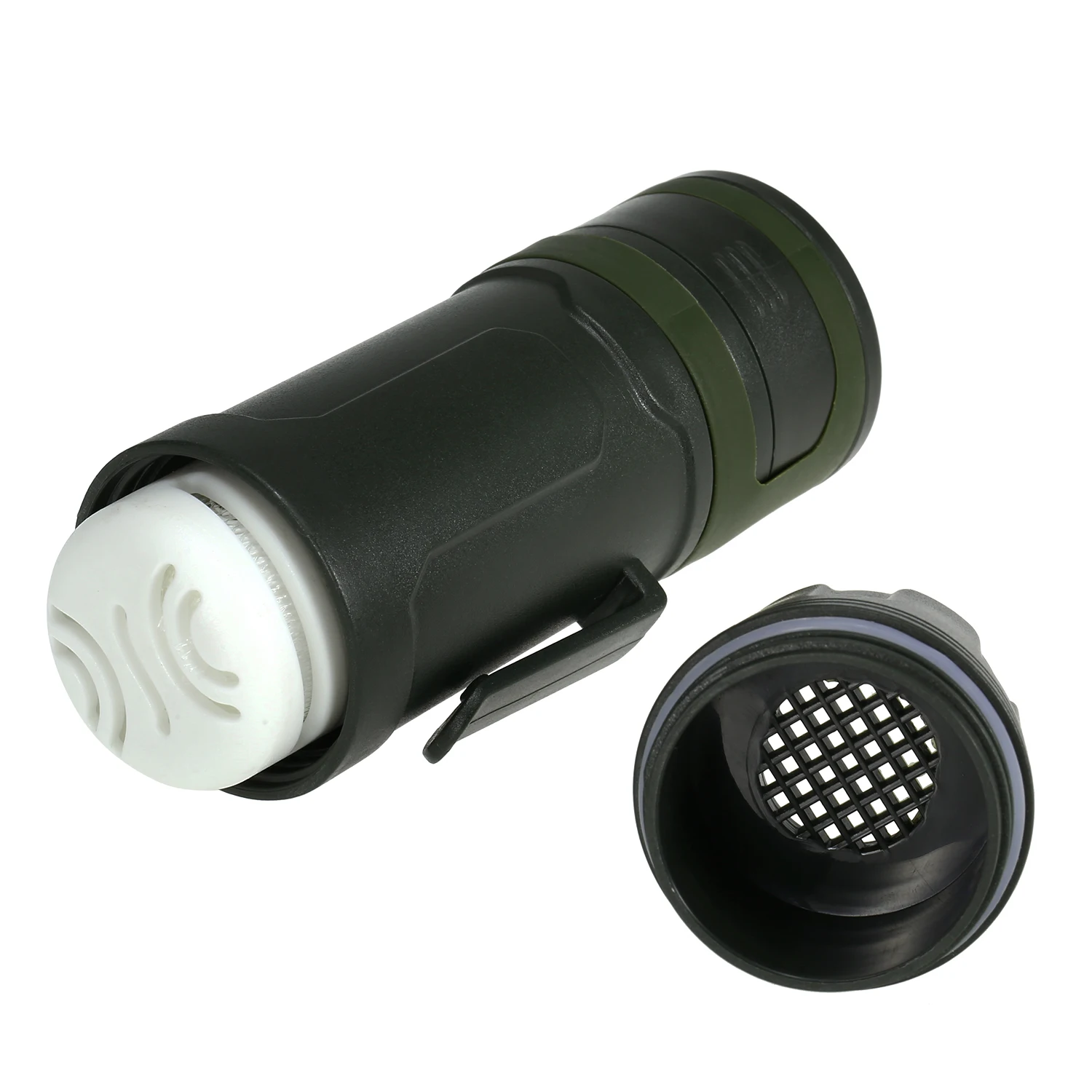 

Water Filter Straw Equiement Water Filtration Purifier System with Mirror for Outdoor Survival Emergency Camping Traveling