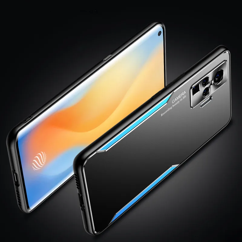 Роскошный чехол из титанового сплава Anit shock для Vivo X21 X23 X27 X30 X50 Pro Plus IQOO 3 Neo 5 Z1