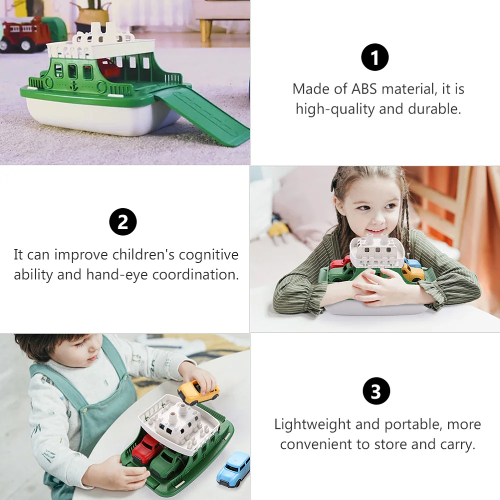 

1 Set Back Vehicle Carrier Loader Double Layer Truck Child