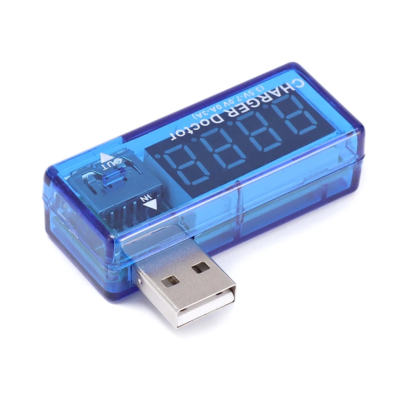 

Цифровой USB-тестер для зарядки аккумуляторов, измеритель напряжения и силы тока, цифровой вольтметр, амперметр