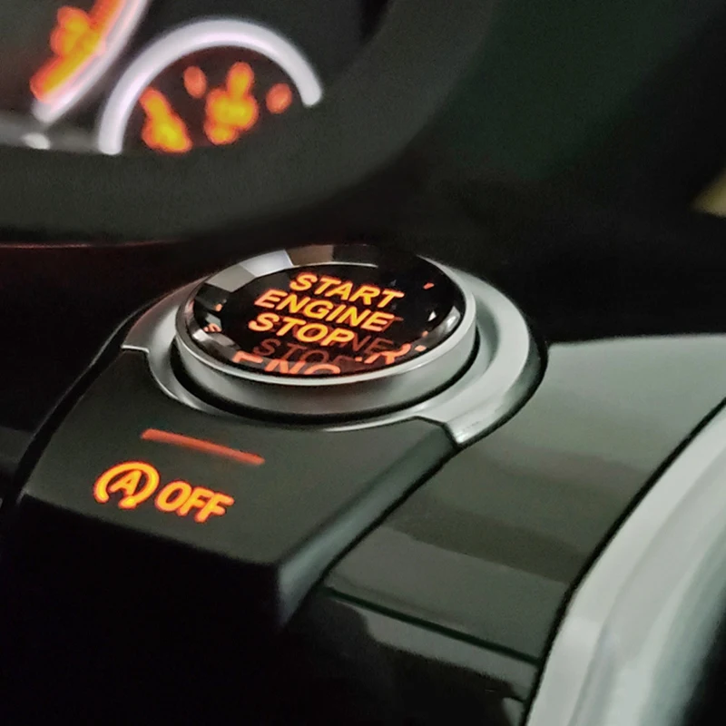 Автомобиль кристалл двигателя старт стоп кнопка КРЫШКА ДЛЯ BMW 1 2 3 4 5 6 7 серии F25 F26