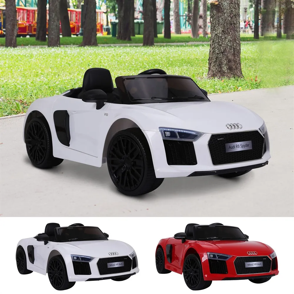 Электровелосипед для Nino 3-8 Anos Audi R8 con Mando a Distancia MP3 USB Luces y Sonidos Asiento de Cuero Apertura Puerta 123 |