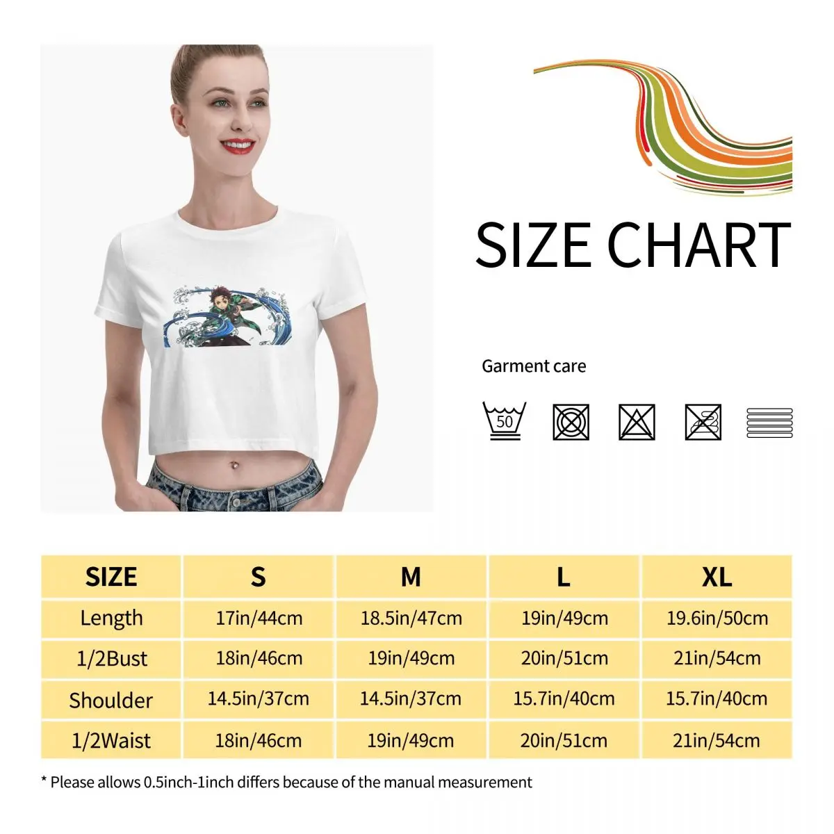 

Anime Fans Kamado Tanjirou 6 woman T Shirts Soft and comfortable Short sleeveRound neck T-shirt