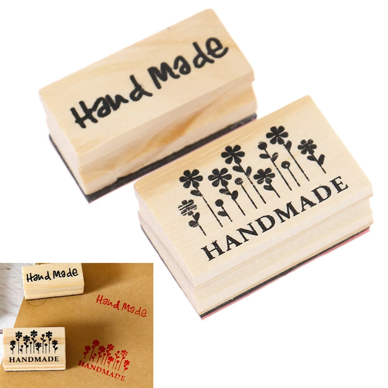 

Деревянный Штамп 1 шт. ручная работа спасибо своими руками деревянный резиновый штамп