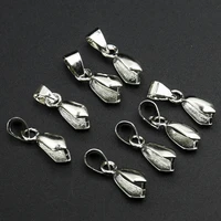 20pcs sunflower seed clip pendant buckle 15mm head buddha crystal necklace clips diy jewelry components connection accessories