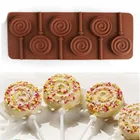 Круглая силиконовая форма для леденцов, кухонная искусственная форма для выпечки, конфет, конфет, форма для выпечки сделай сам, формы для украшения выпечки