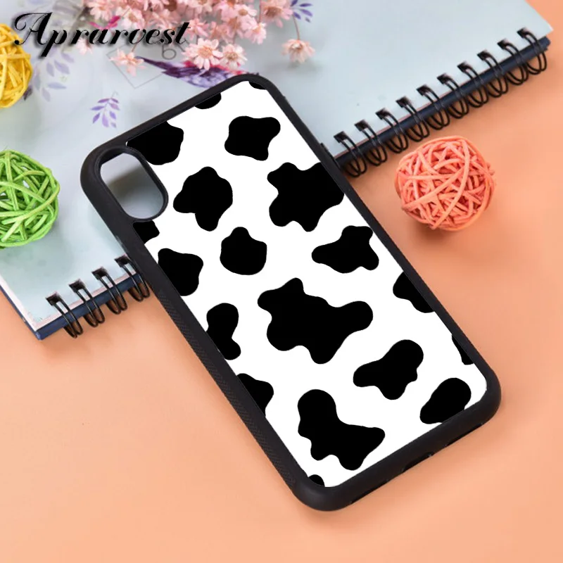 Aprarvest Белый Черный корова символ шаблон печати чехол для телефона чехол для iPhone 5 5S SE 6 6S 7 8 PLUS X XS XR MAX 11 PRO Aprarvest Белый Черный корова символ шаблон печати чехол для телефона чехол для iPhone 5 5S SE 6 6S 7 8 PLUS X XS XR MAX 11 PRO