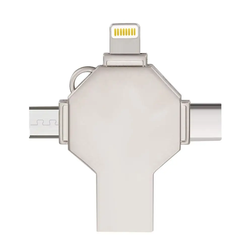 OTG Usb флеш-накопитель 4 в 1 флешка для iPhone 32 ГБ USB 3 0 карта памяти внешнее хранилище
