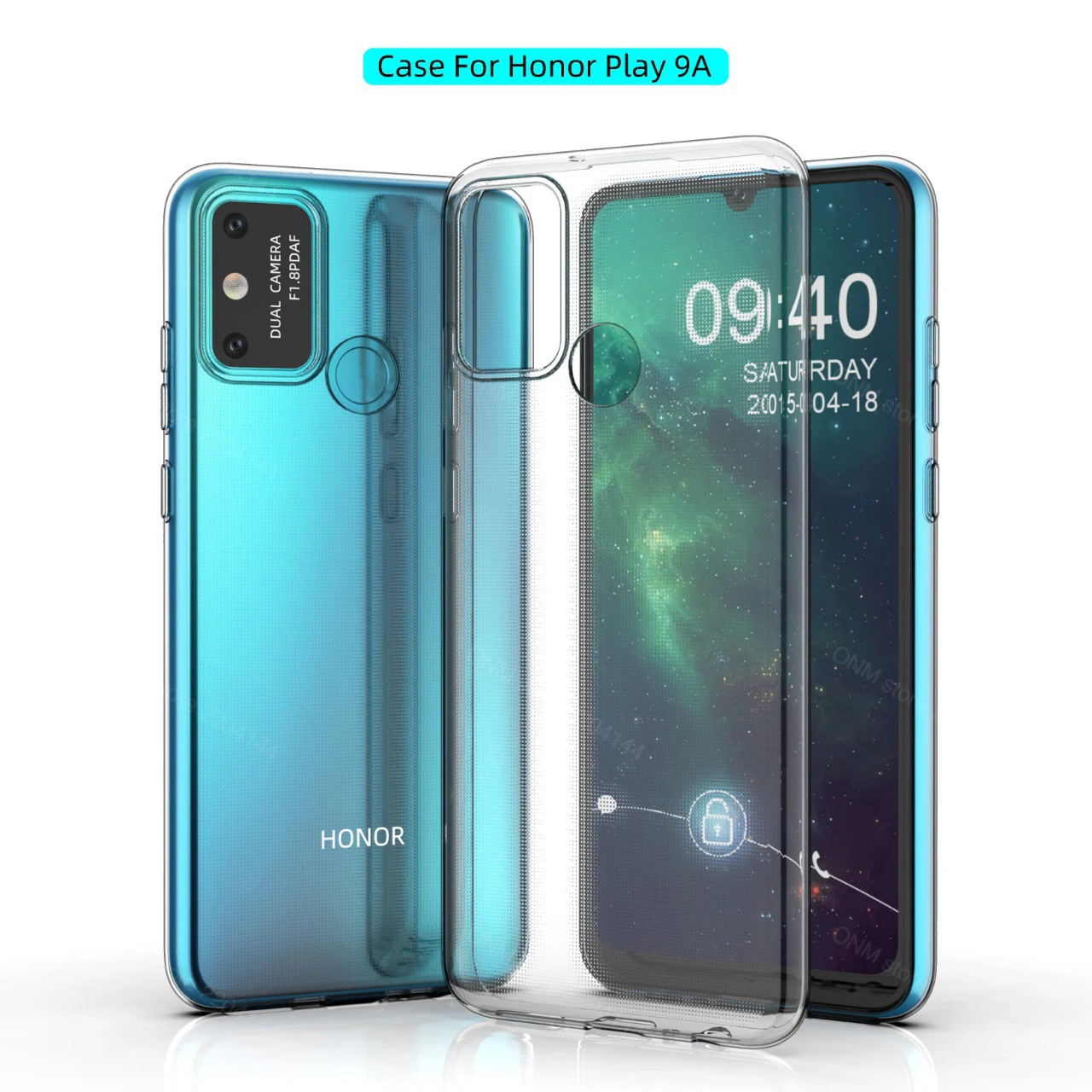 Чехол Honor Play 9A для Huawei силиконовый прозрачный чехол бампер из ТПУ мягкий задняя