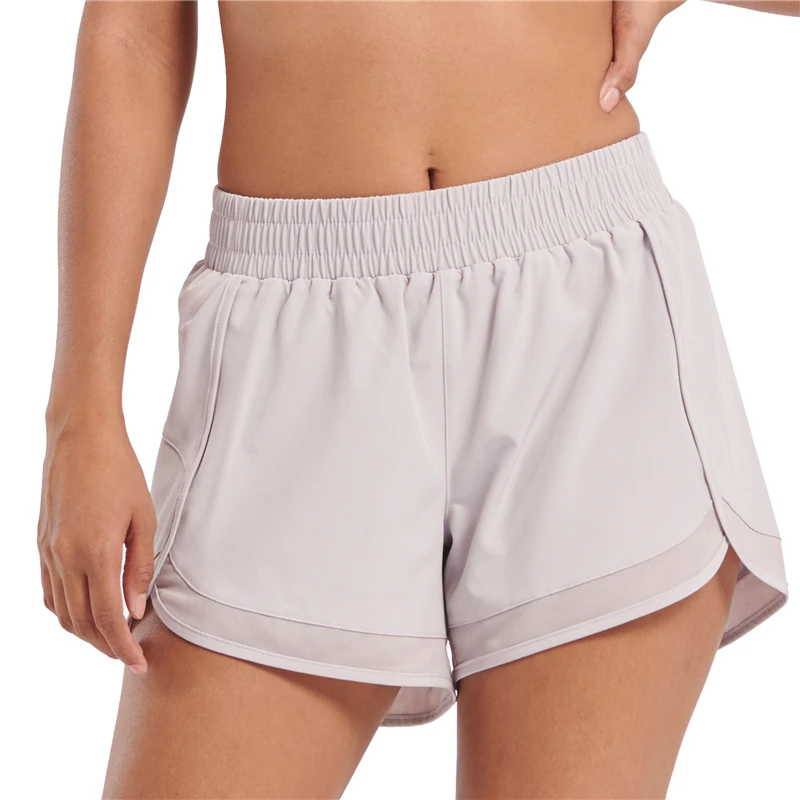 R.FW новые летние женские шорты для бега 2 в 1 марафонские быстросохнущие Свободные