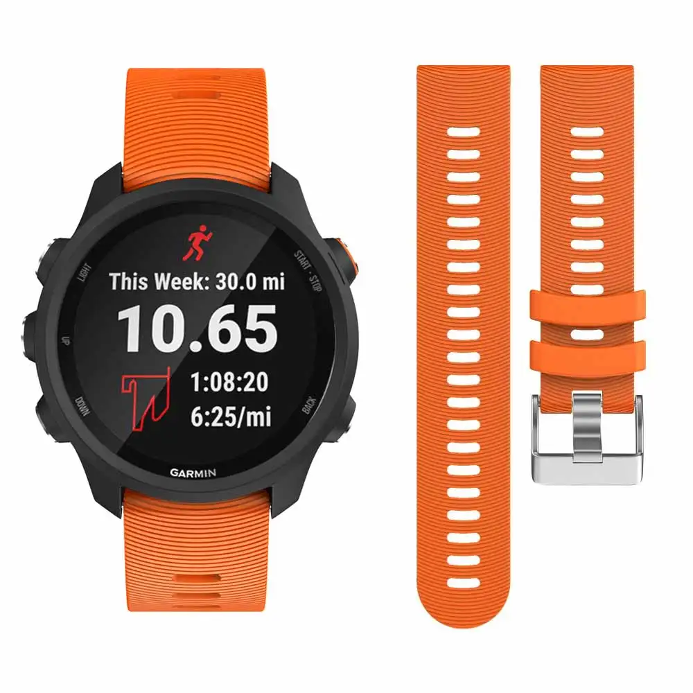 Ремешок силиконовый для смарт часов Forerunner 245/245M/645/Vivoactive3/Vivomove HR|Смарт-аксессуары| |