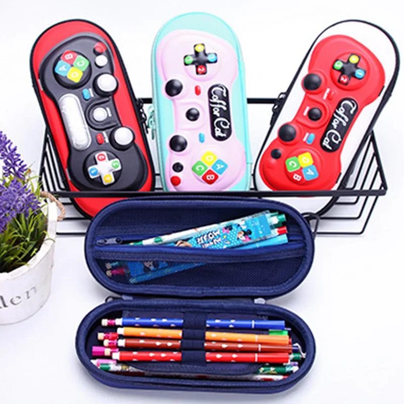 

1PC Creative Game Controller Modeling Pen Bag Game Machine Boy Pencil Case Student Hard Shell Stationery Pen Box School Supplies