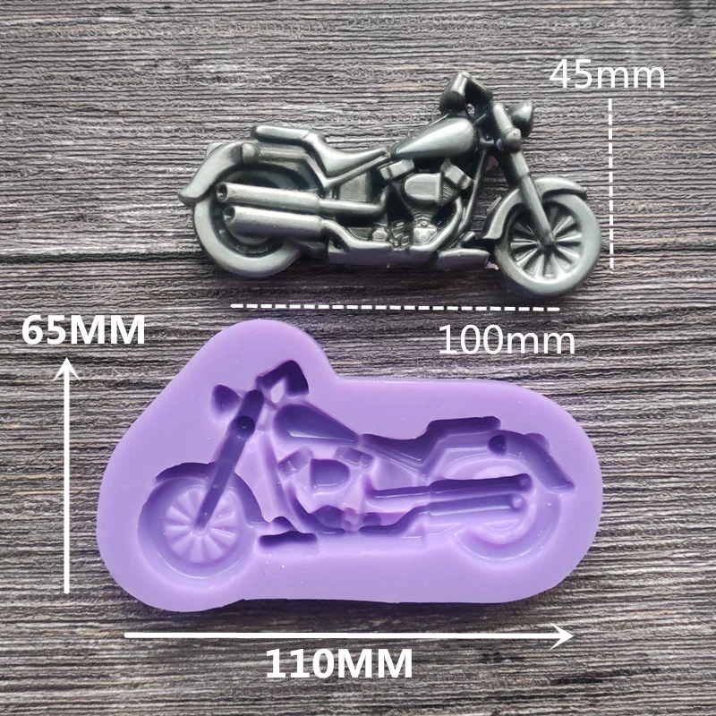 

1pc Motorcycle Silicone Resin Cake Fondant Molds Cake Decorating Tools Pastry Kitchen Baking Accessories Cake Tools FTM1980