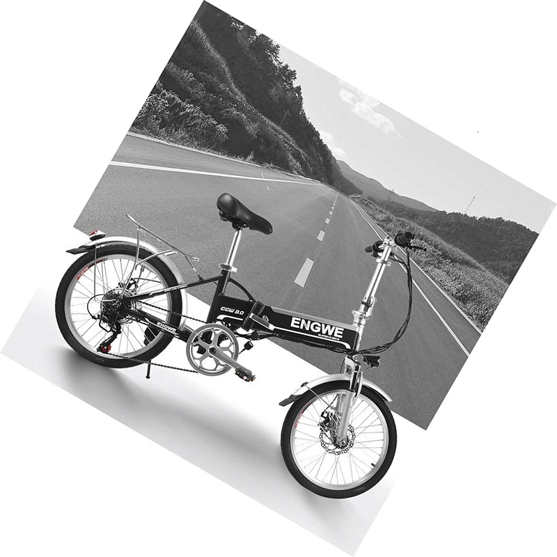 MYATU 20 inch electric bicycle folding bike aluminum alloy lithium battery scooter Adult driving |