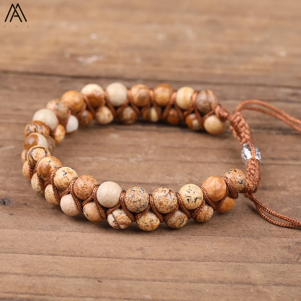 Женский браслет в стиле бохо 6 мм | Украшения и аксессуары