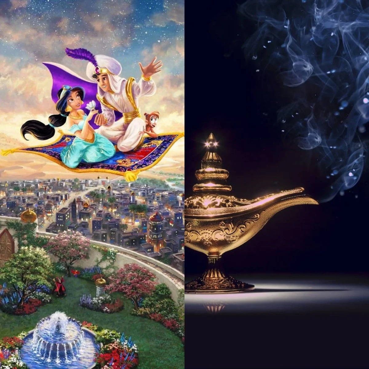 

Disney Diamond Painting Aladdin DIY 5D Full Round Mosaic Cross Stitch Kits Diamond Embroidery Full Home Decoration Painting Gift