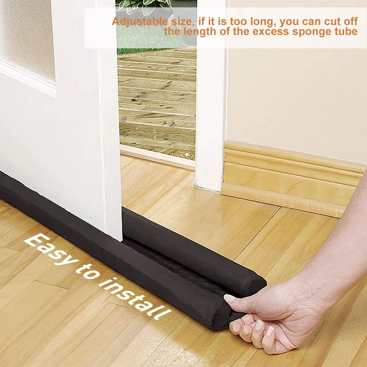 

Бытовая Нижняя уплотнительная лента для двери, гибкая ветрозащитная и шумоподавляющая пробка для двери, уплотнительная лента для защиты дв...