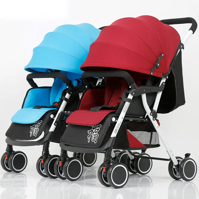 Детская коляска Twins роскошная Съемная модная с высоким ландшафтом детская