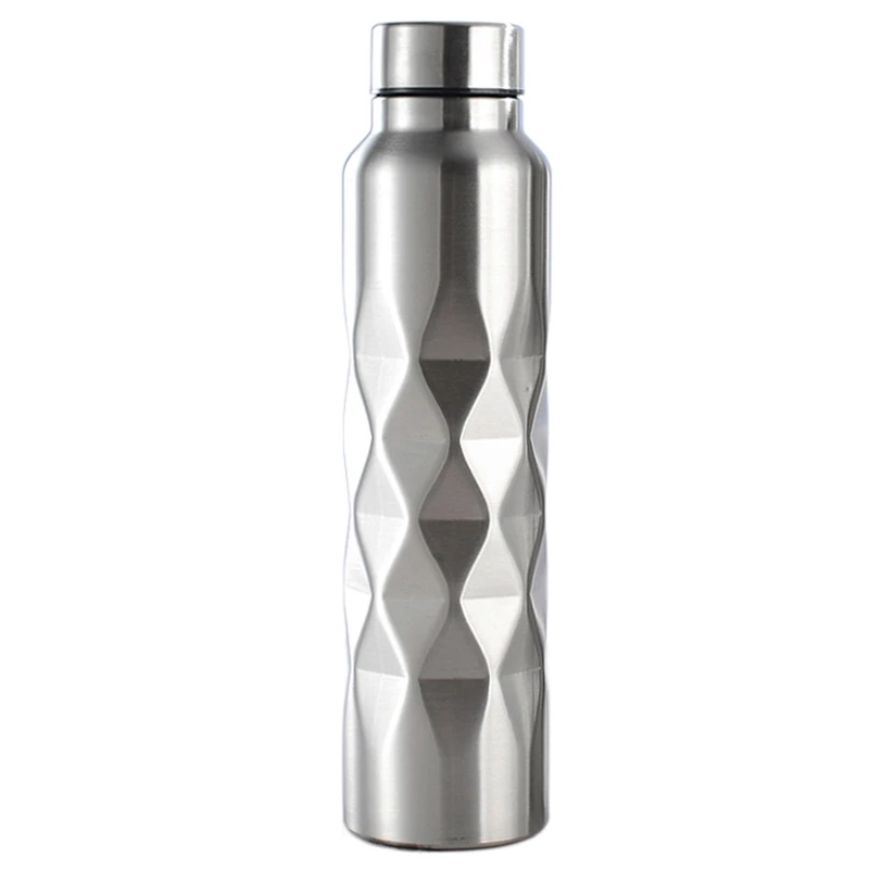 

ELOS-1000Ml Single-Wall Stainless Steel Water Bottle Gym Sport Bottles Portable Cola Beer Drink Bottle