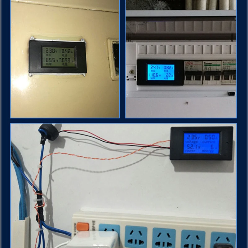 

Digital Display Multimeter Voltage Current Power Electric Energy Meter PZEM-021 Test Tool FKU66