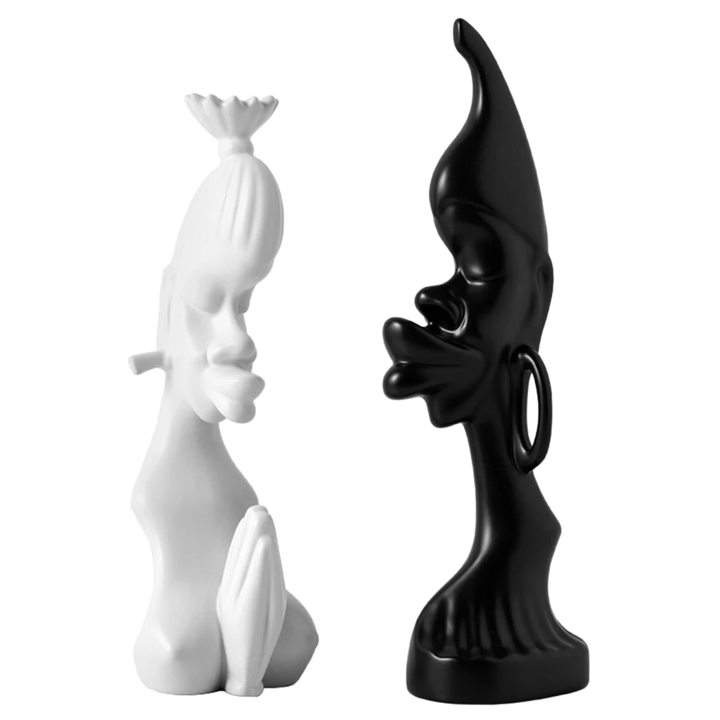 2 предмета в комплекте африканском стиле Статуи фестиваль Свадебная вечеринка