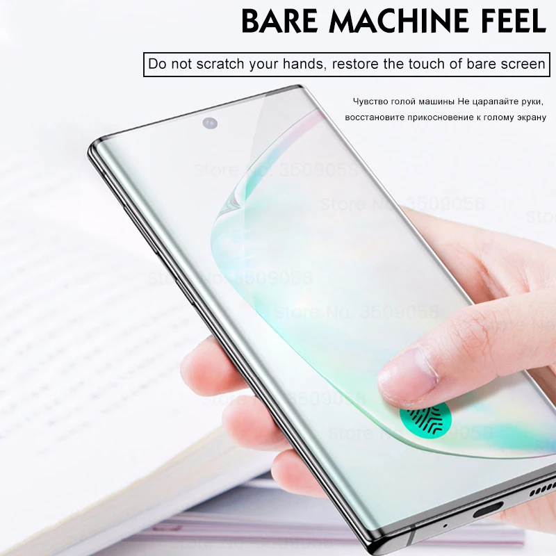 Полное защитное стекло 20D для samsung Galaxy Note 10 Pro S10 Plus 5g S10e Note10 Not 10+ Защитная пленка для экрана