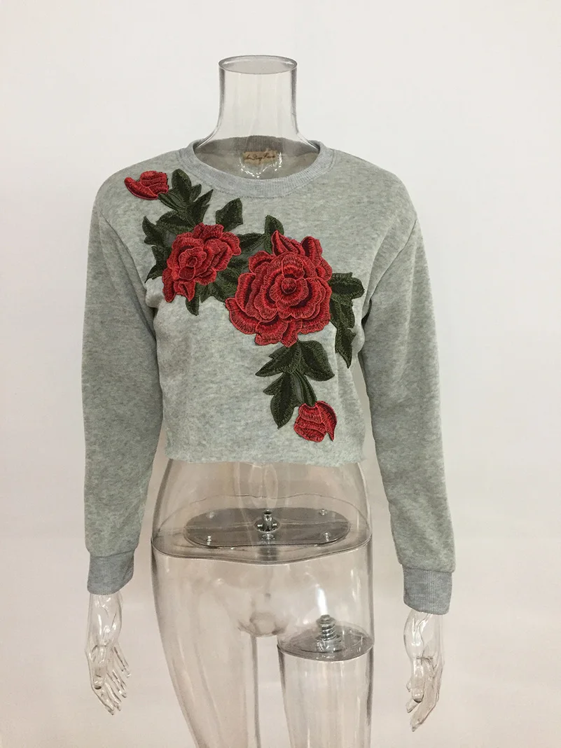 

Floral Print Hoodies Sweatshirts 2020 Women Casual Kawaii Harajuku Fashion Punk for Girls Clothing European Tops Korean