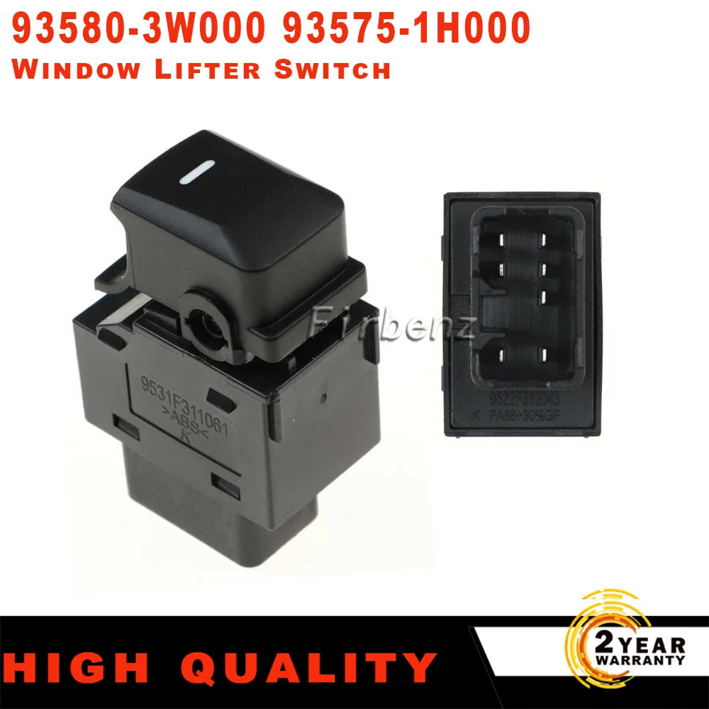 

93575-1H000 935751H000 Car Window Control Switch Button Window Lifter Switches For Kia Sportage 2011-2015 93580-3W000 935803W000