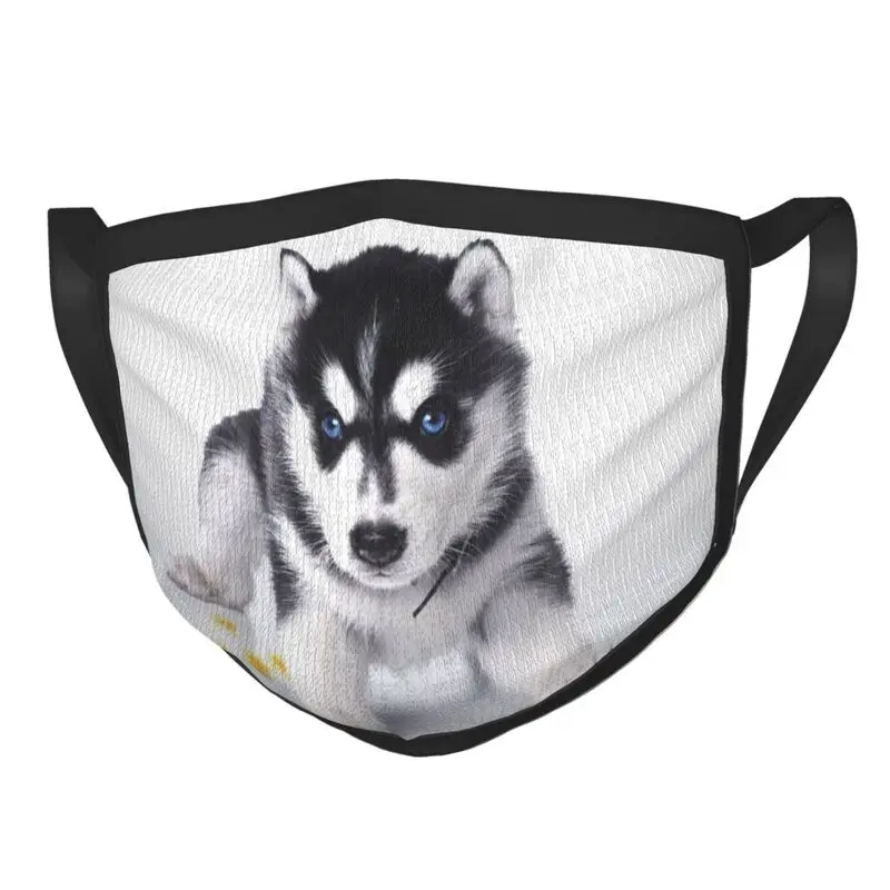 

Siberian Husky Breathable Mouth Face Mask Unisex Funny Alaskan Malamute Dog Mask Dustproof Protection Cover Respirator Muffle