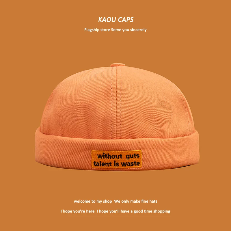 

Spring Autumn Korean Eaves Melon Hat Female Japanese Retro Fashion Couple Student Hip-hop Street Landlord Casual Hat Male