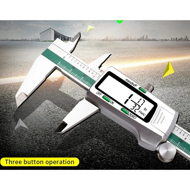 High Precision Vernier Calipers Installation Renovation Work Stainless Steel LCD Digital Display Measuring Instruments | Инструменты