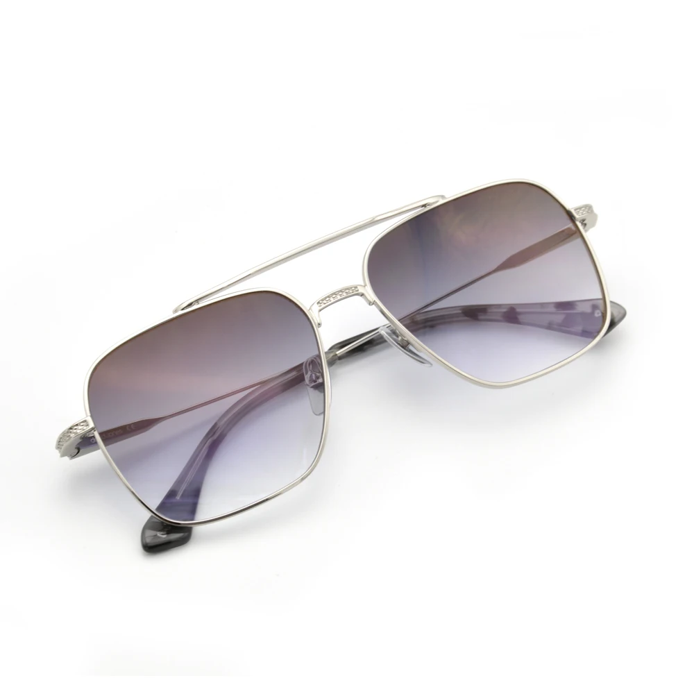 Мужские солнцезащитные очки в ретро стиле квадратные оправе с защитой UV400 для