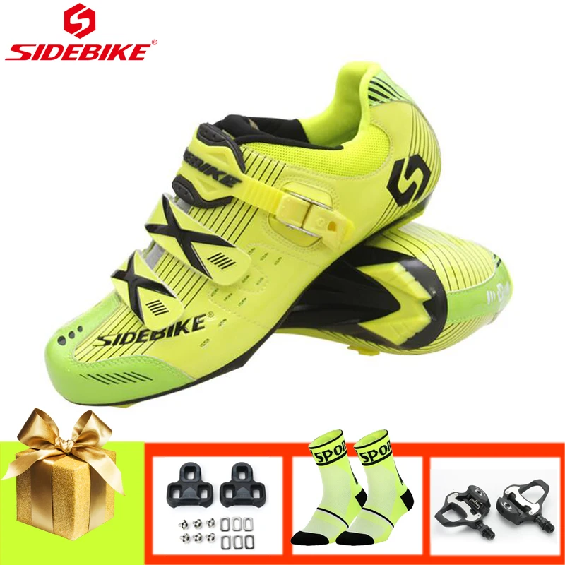 

SIDEBIKE Cycling Shoes Sapatilha Ciclismo Men Sneakers Women road Bike Shoes Self-Locking Superstar ultra-light riding bike shoe