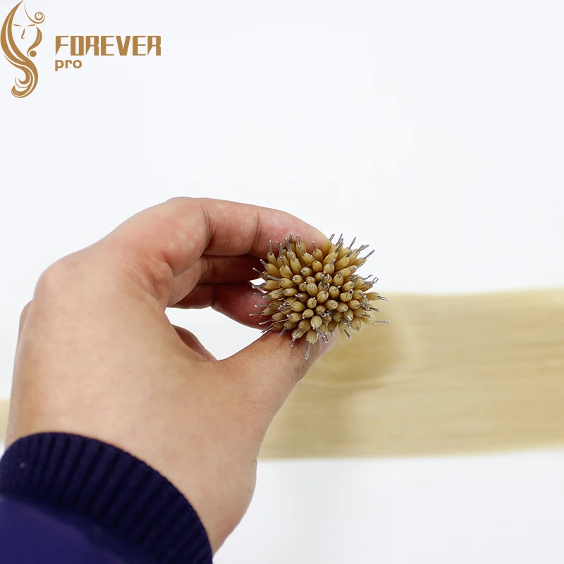 Forever Pro волосы для наращивания 1 г/локон 20 дюймов натуральные человеческие с микро