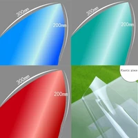 1pcs high quality vivid colors pvc colorful sheet in plastic clear thin plate thickness 0 30 5mm