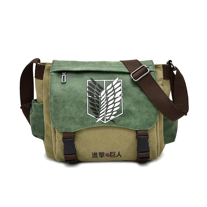 

2021 Demon Slayer Blade Shoulder Bag My Neighbor Totoro Hanako Jun Cosplay Shoulder Attack on Titan Bag Anime