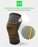 sports knee pads riding nylon knitting knee sport protector antiskid warm breathable protector sports safety knee pads