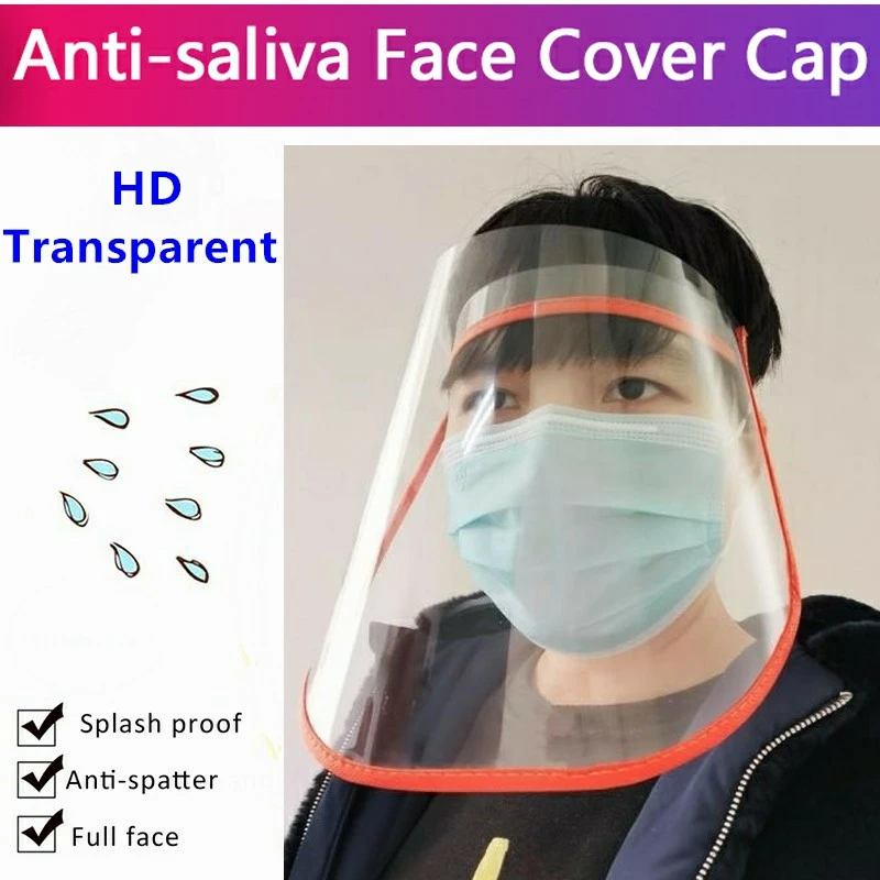 Safety Anti-fog Anti-dust Full Face Shield Mask Clear Flip Up Protection Hat Cap Protective Cover Oil-Splash | Аксессуары для