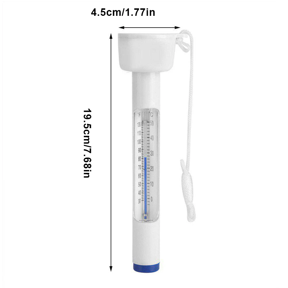 

Practical Swimming Pool Floating Thermometer Multi-Functional Durable Spa Hot Tub Ponds Temperature Measuring Meter Baby Protect