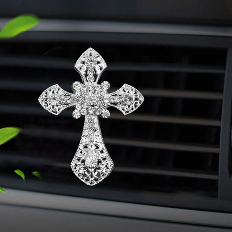 Автомобильные аксессуары освежитель воздуха Алмазный крест Иисус христианский