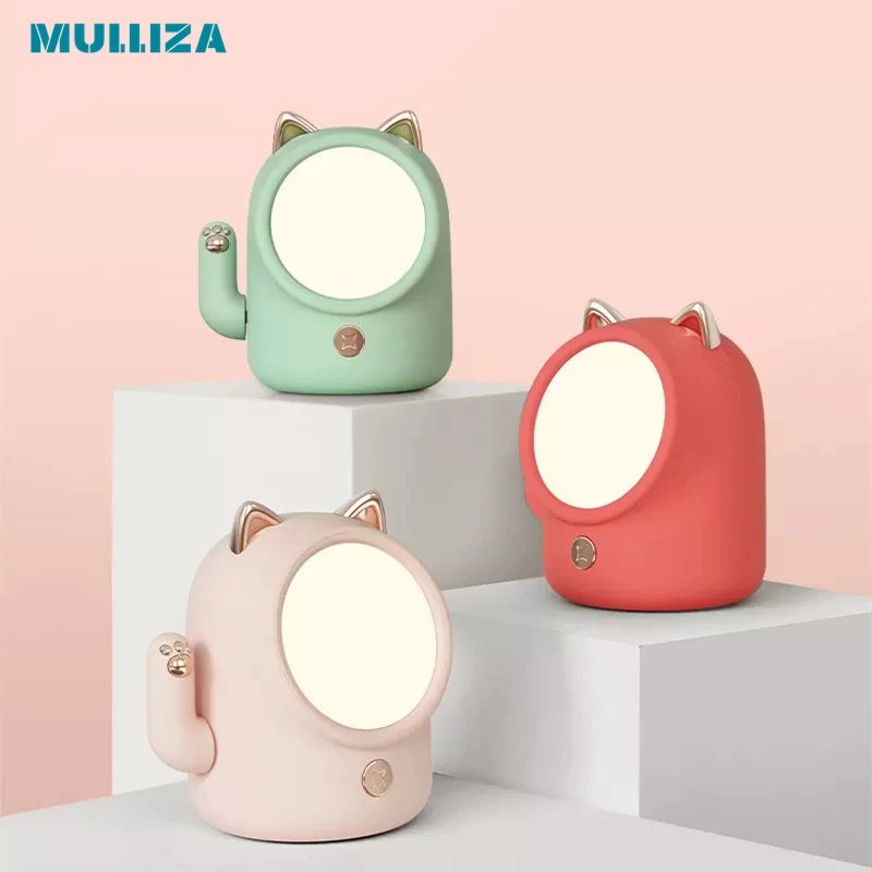 

New strange cute Fortune Cat night light USB charging touch bedroom bedside led eye protection with sleeping night light