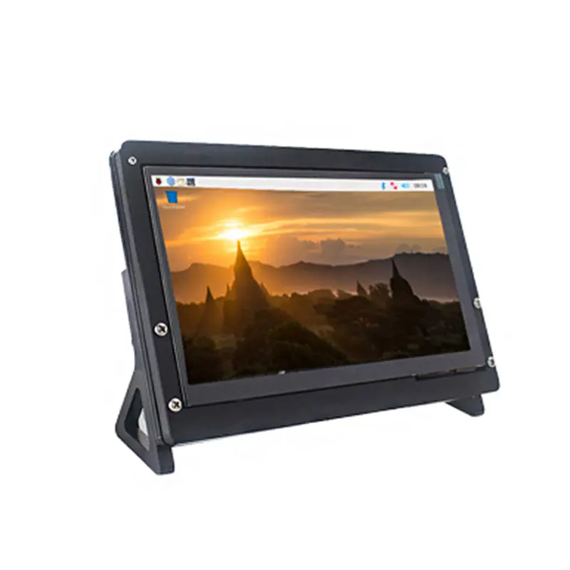 7 дюймов Raspberry Pi 4 Модель B 3B плюс ЖК дисплей Дисплей сенсорный Экран 1024*600 800*480 на