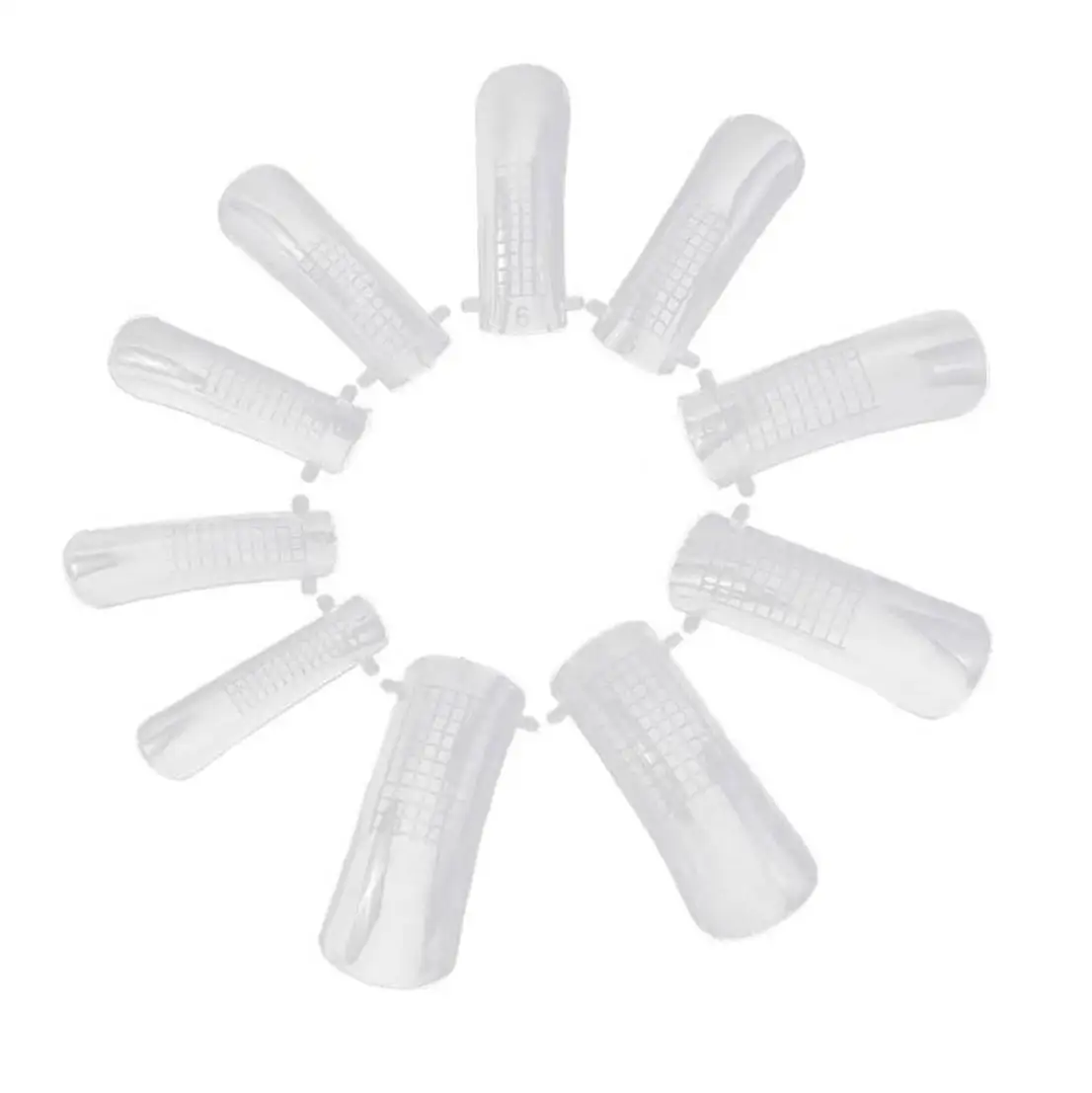 100 шт./компл. искусственная форма для ногтевого дизайна прозрачное полное