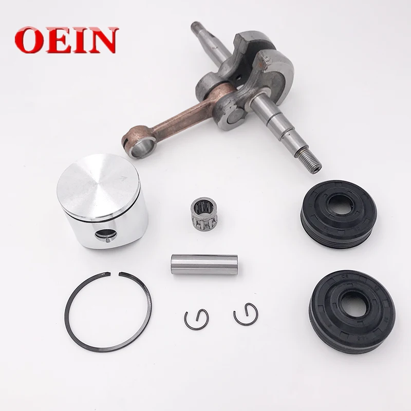 

38mm Piston Crankshaft Crank Bearing Oil Seals Kit For HUSQVARNA 136 137 141 142 Chain Saw Chainsaw Engine Motor Parts 530029794
